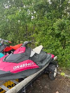 2 Sea-Doo Spark Trixx   Double Trailer   Tube - Photo 3