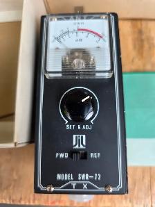 Vintage CB Warrior Model SWR-72 Meter Made In Japan Original Box