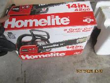 14 "gas chainsaw ，almost  new.  need clear . $ 95  l - Photo 2