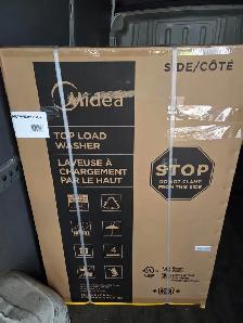 Washer - 27 Midea  MLTW52M2BGG 5.2 cuft Top - Load  -  Brand new