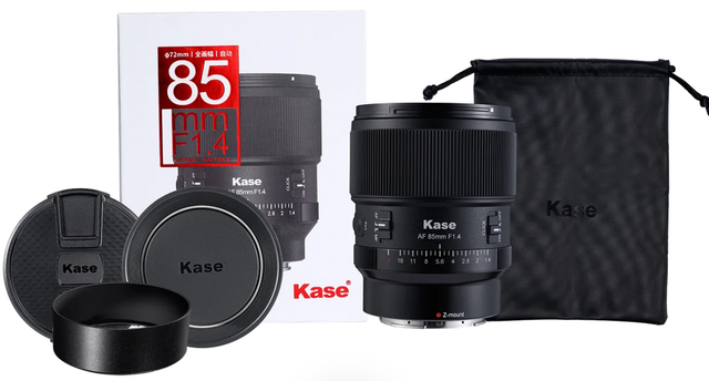 Kase 85mm F1.4 Autofocus Lens For Nikon Z Mount ID 3018