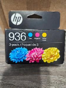 New.  3-Pack Color  936 HP Printer Cartridge