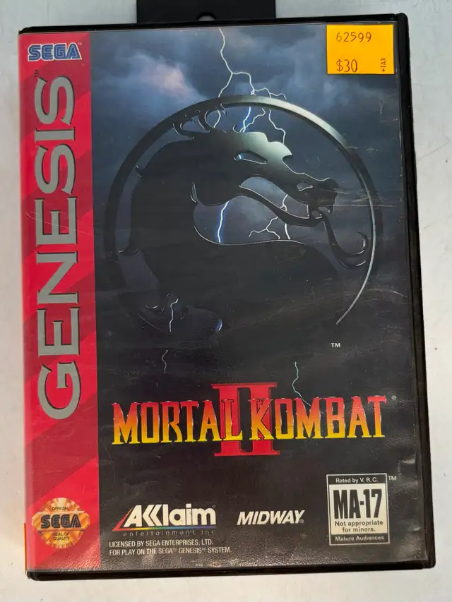 Mortal Kombat II - Complete in Case for the Sega Genesis