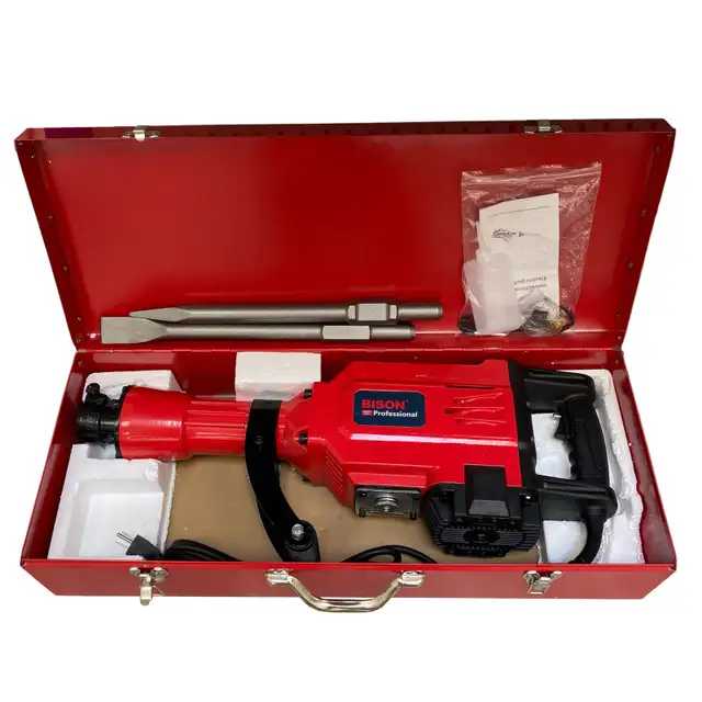 BISON 95A Electric Demolition Jack Hammer Concrete Breaker