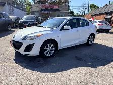 2010 Mazda 3 GX Sdn FWD 2.0L One Owner Carfax Clean Low Mileage