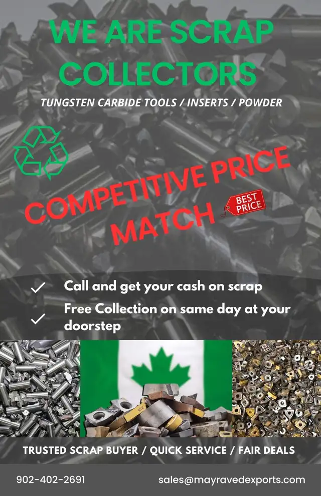 carbide scrap and used tool buyer