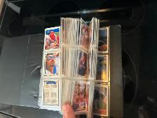 BINDER FULL OF 16 PAGES BASEBALL CARDSAS PICTUREDASKING 20.00