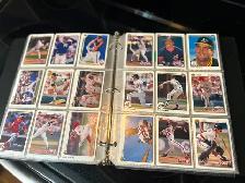 BINDER FULL OF 16 PAGES BASEBALL CARDSAS PICTUREDASKING 20.00 - Photo 2