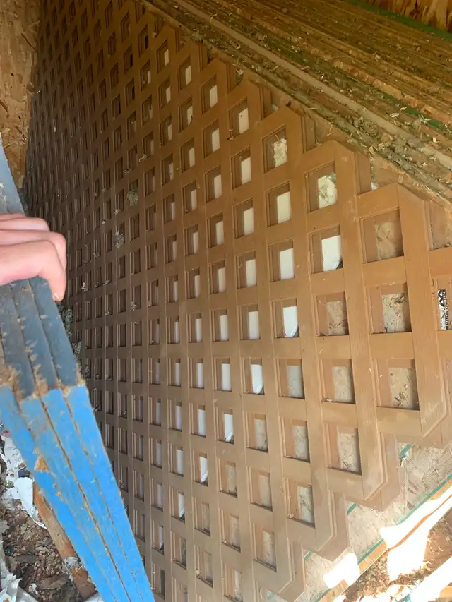 lattice for landscape or decking   Garden