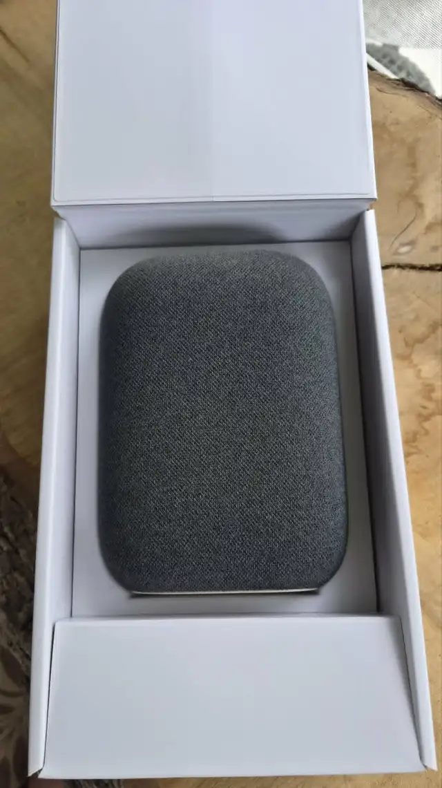 GOOGLE NEST AUDIO SMART SPEAKER CHARCOAL – MINT BOXED - $75 OBO