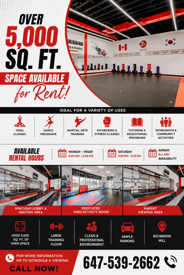 Over 5,000 Sq. Ft. Premium Space Available for Rent!