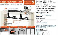 Doorway Pull-Up Bar – Adjustable Exercise Bar - Photo 2