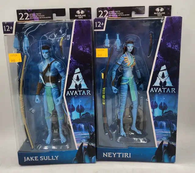 Brand New Avatar Jake Sully / Neytiri McFarlane Toy Figures (2)