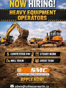 Heavy equipment operator