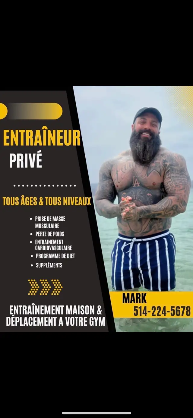 Entreneur privé / Private trainer Coach