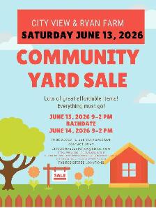 CITY VIEW/RYAN FARM COMMUNITY GARAGE SALES