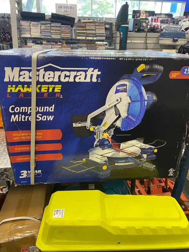 Mastercraft Compound Mitre Saw with Hawkeye Laser @Cashopolis!!