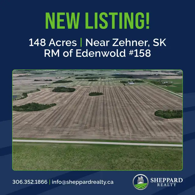 Quality Farmland Near Zehner, SK
