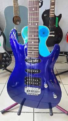 Ibanez Gio GSA60 Electric Guitar Midnight Blue With Hard Case - Photo 2