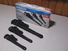 Mastercraft Triple Pipe Wrench Set, BRAND NEW