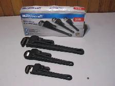 Mastercraft Triple Pipe Wrench Set, BRAND NEW - Photo 10
