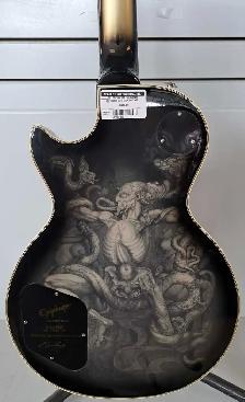 2021 Epiphone Les Paul Custom Adam Jones Art 'Anti-Lakoon 1965' - Photo 6