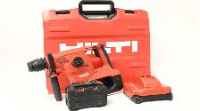 Hilti TE30-22 Cordless AVR Rotary Hammer 1 Battery Charger Case