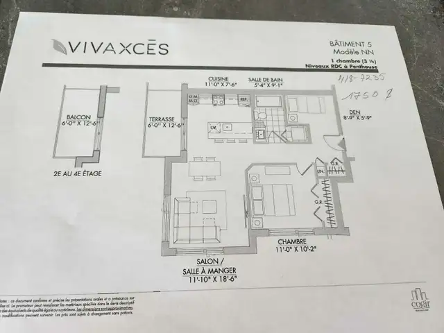 Appartement for rent
