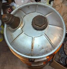 VINTAGE 1950's IRVING VELCO MOTOR OIL (5 GAL. IMP.) CAN - Photo 4