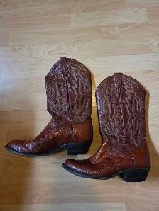 Panhandle slim cowboy boots size 8 - Photo 2