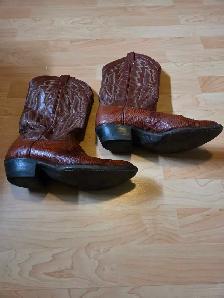 Panhandle slim cowboy boots size 8 - Photo 4