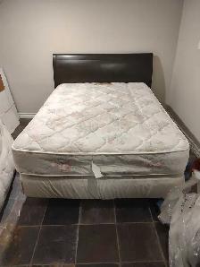 Sleigh Bed with Mattress and Box spring $250 - Photo 2