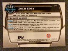 Zach Edey 1st NIL Rookie, Mint, 2022-23 1st Bowman U, #79 PINK - Photo 2