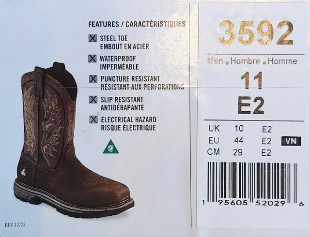 Reduced boots