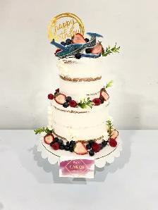 Berries cake, seminaked cakes with greenery  GTA - Photo 3