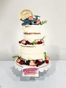 Berries cake, seminaked cakes with greenery  GTA - Photo 6
