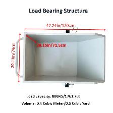 Self-Dumping Steel Hopper for Manual Operation Forklifts 170166 - Photo 10