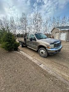 03 ford F 550 flatdeck truck