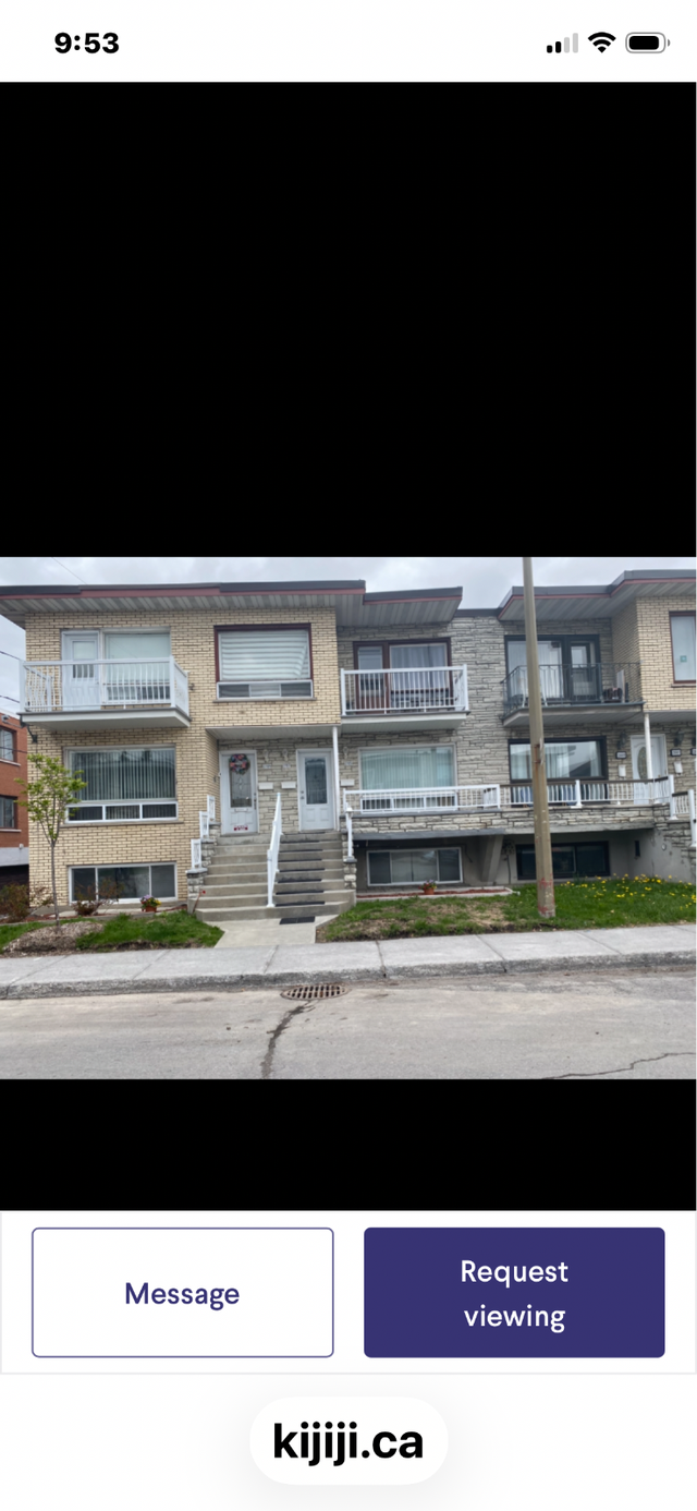 3 1/2  Ahuntsic Heating &New Appliances included