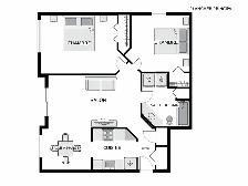 Condo 4 ½ à louer à 800 m du métro Montmorency - Photo 2