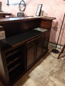 BAR SET WITH PUB TABLE AND CHAIRS - Photo 2