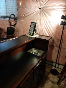 BAR SET WITH PUB TABLE AND CHAIRS - Photo 5