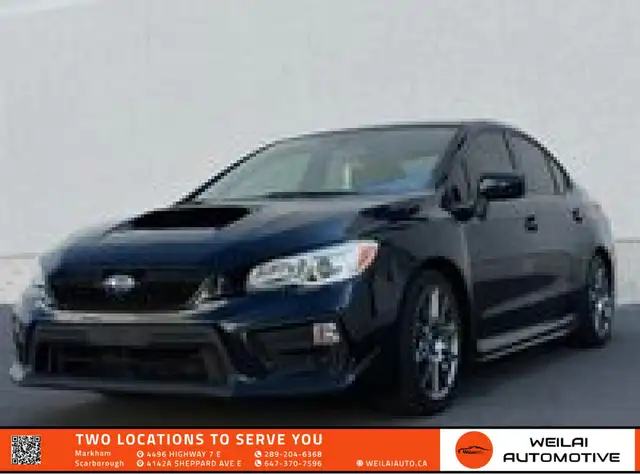 2018 Subaru WRX SPORT-TECH| ACCIDENT FREE !