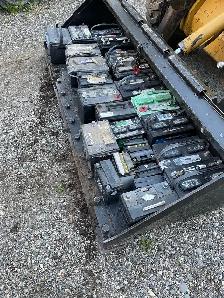 Batteries for scrap