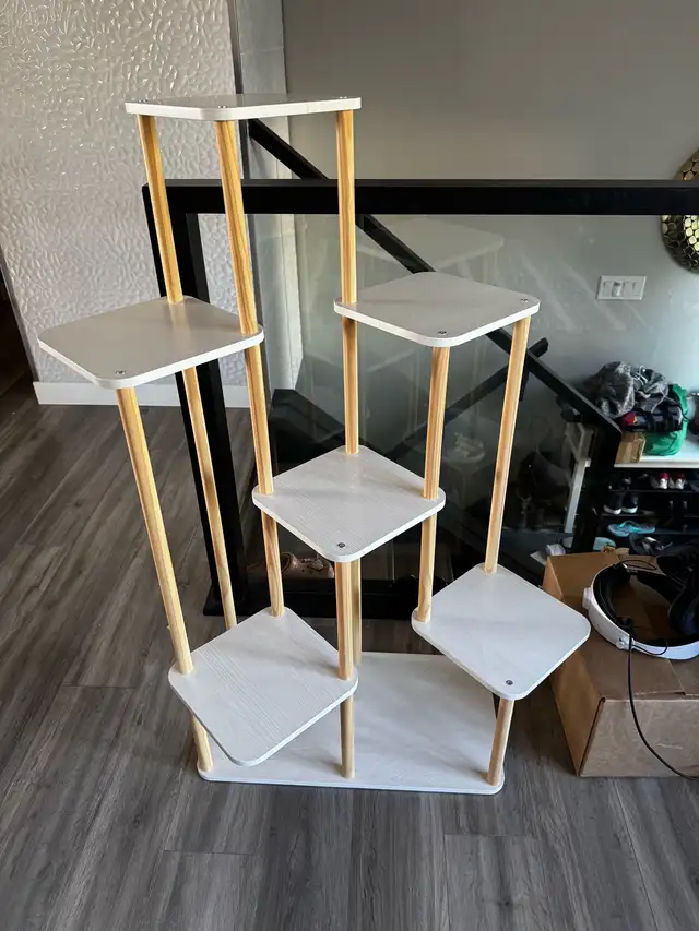 Wooden Tiered Plant Stand