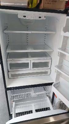 33' KitchenAid Bottom Mount Fridge – Stainless Steel - Photo 3