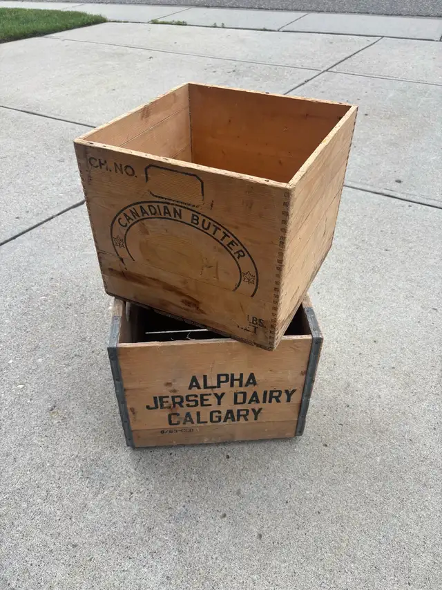 Butter & Milk Crates