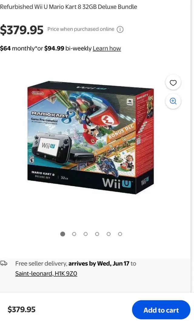 Wii  U, Deluxe Set, 32 GB, jeux préinstallé