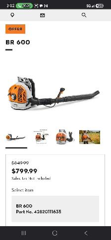 STIHL BR-600 GAS PROFESSIONAL-GRADE BACKPACK BLOWER - Photo 2