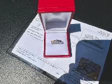 #818 - 14kt White Gold, 1.36ct Prong Set Diamond Band, Size 6 - Photo 6